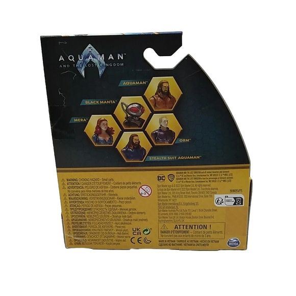 2023 Spin Master Steel Suit Aquaman and Black Manta 4” Fig - The Lost Kingdom - Picture 4 of 16